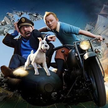 Un capit&aacute;n de barco, un ni&ntilde;o y un perro a bordo de un sidecar