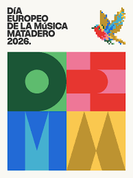 Cartel DEMM26 con ilustraci&oacute;n pajarito pixelado